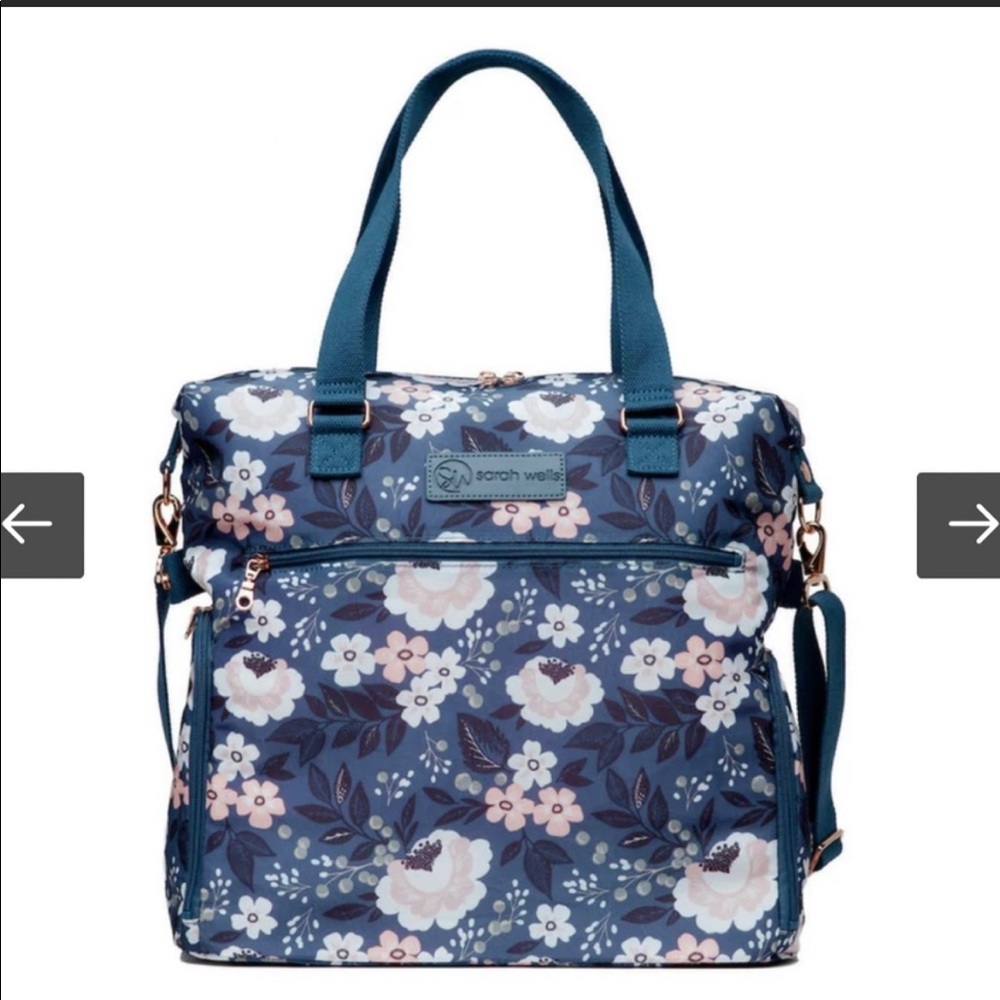 Sarah Wells Liszt pumping bag flora
